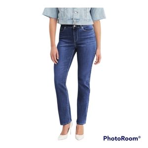 Levi's Jeans 505 Straight Dark Blue Size 8, W29 L34